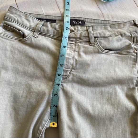 NYDJ Alina Released Hem Ankle Jeans Grey S… - Picture 2 of 5